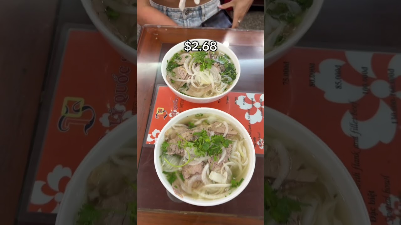 Everything I spent in a day in Vietnam 