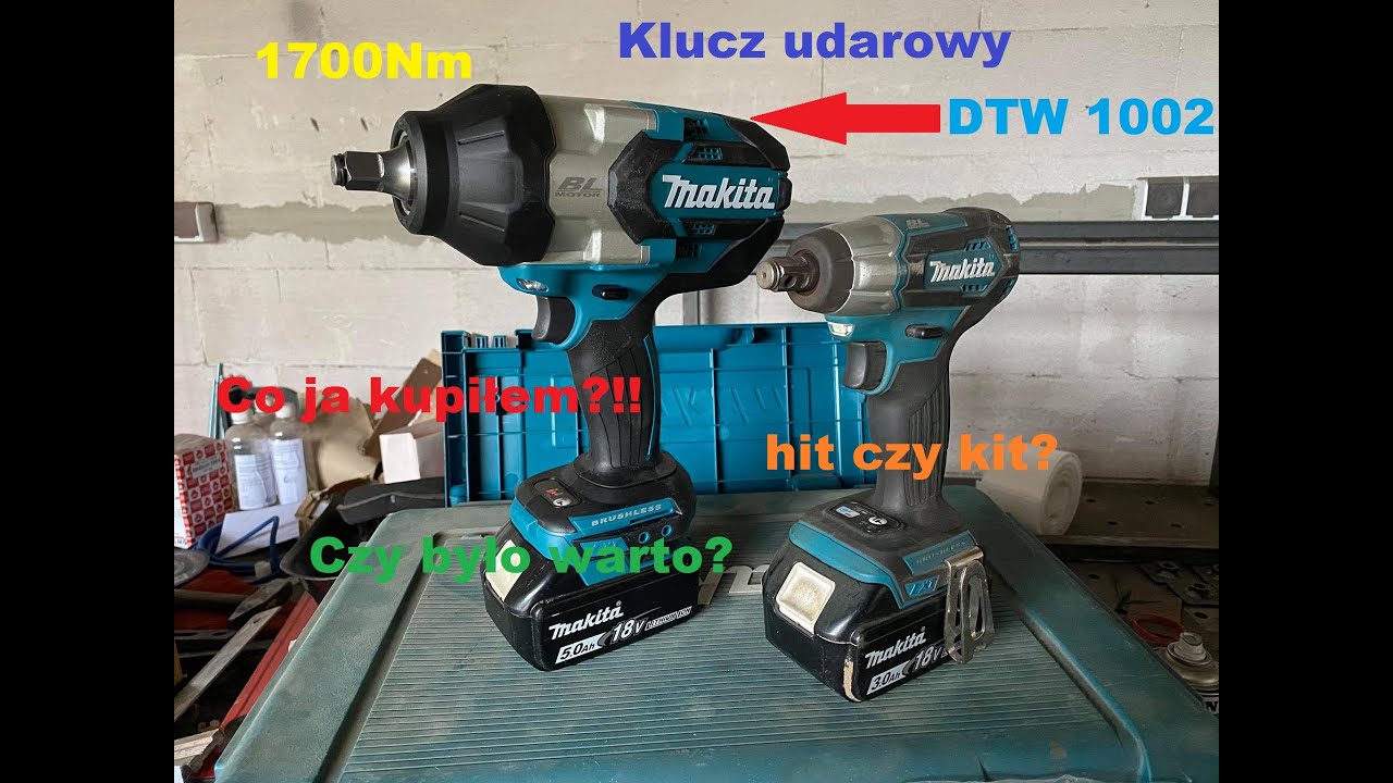 Co ja kupiłem ?!! Po co mi to było.... Klucz udarowy Makita DTW1002 Ułatwienie pracy czy jednak nie?