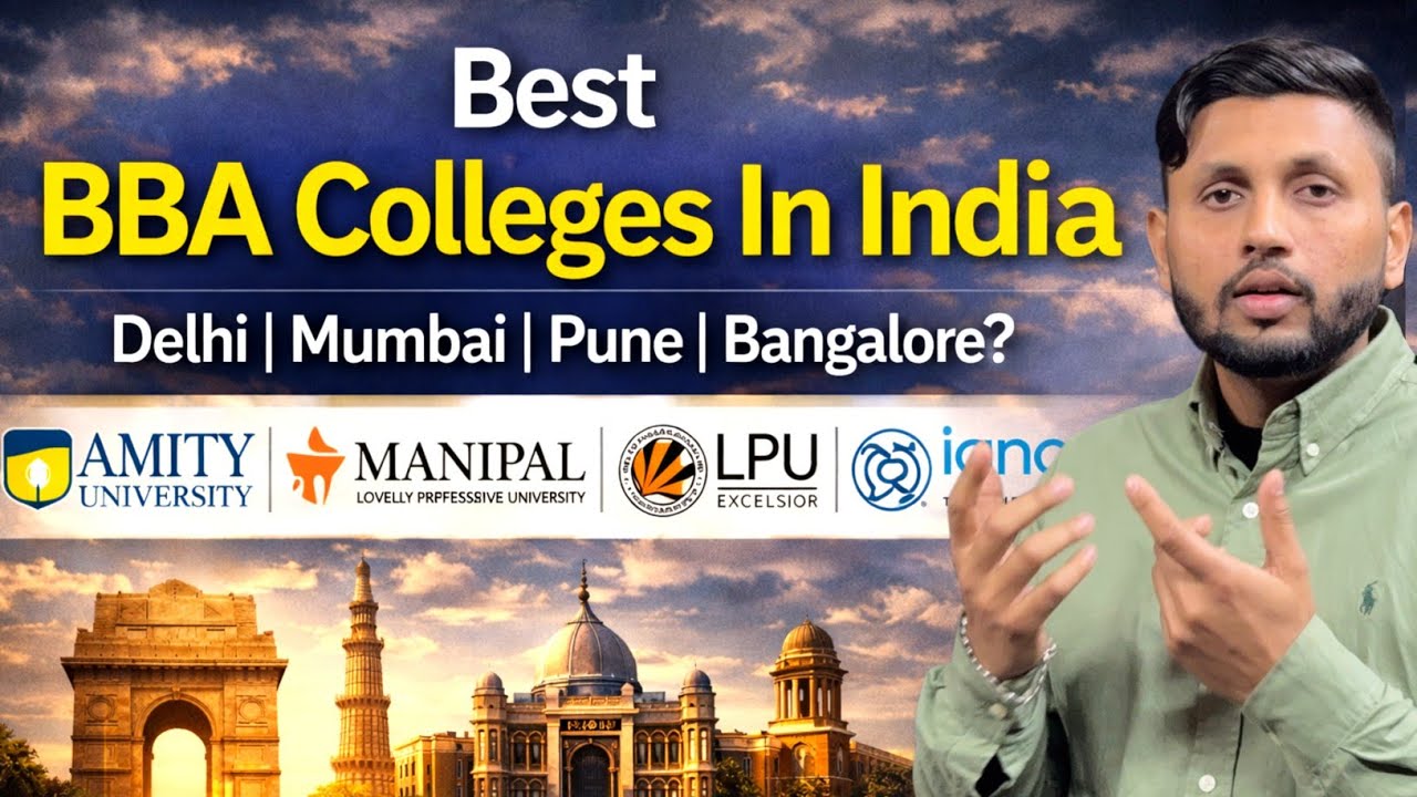 Best BBA Colleges in India 2026 | Delhi vs Mumbai vs Pune vs Bangalore | Fees & Placements