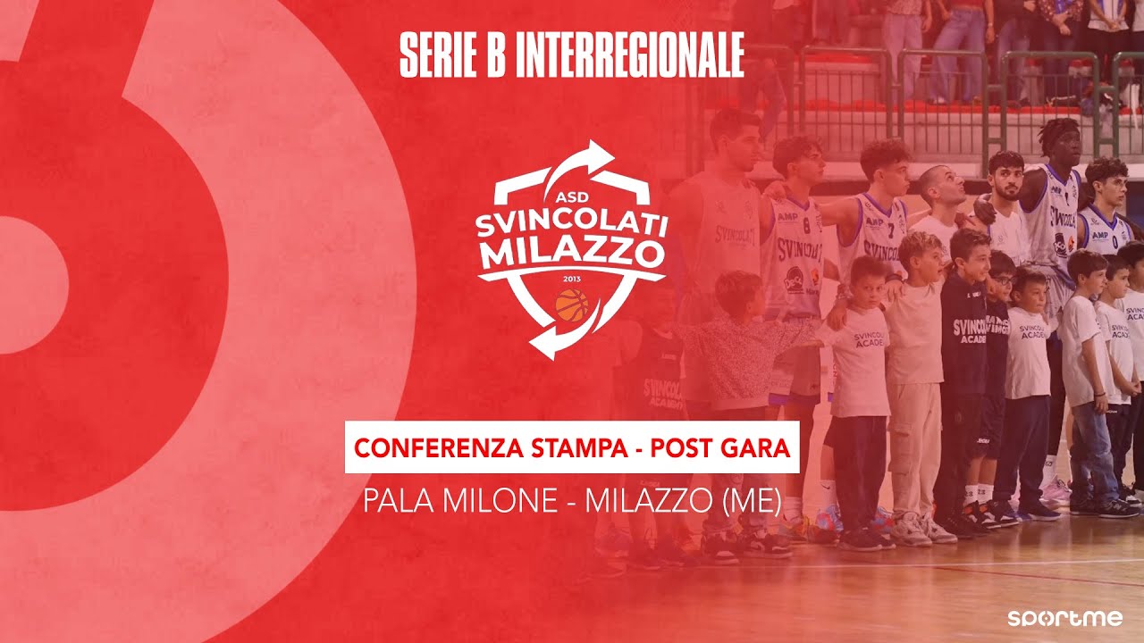 Conferenza Stampa | Svincolati Milazzo vs Basket Academy Catanzaro