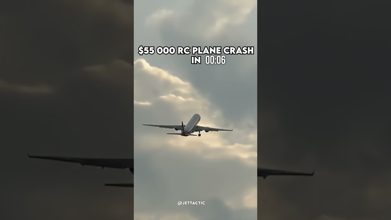 $50000 RC PLANE CRASH #rcplane #planecrash #aviation