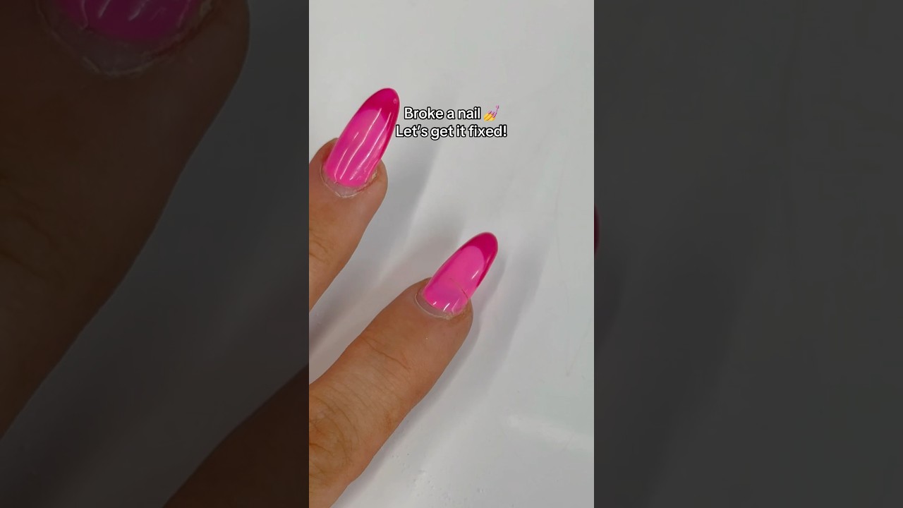 💅 #nails #nailfix #nailfixingtime #brokennails #nailbreak #gelx #gelxnails