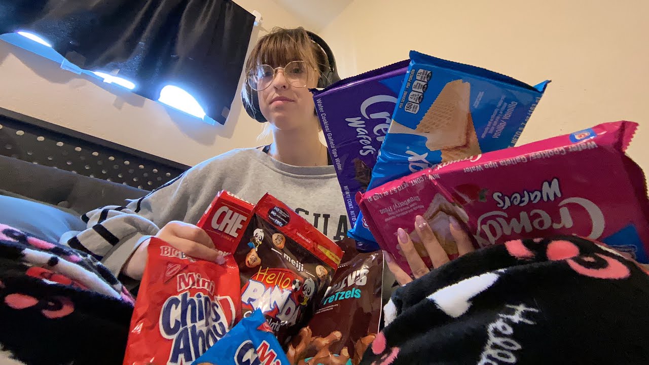 ASMR Crinkle Snack Sounds! (Everything we have 😂)
