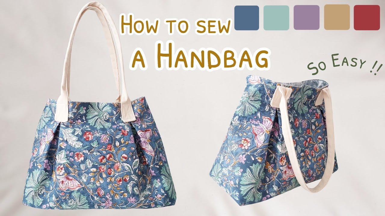 How to sew a handbag | diy handbag tutorial | diy shoulder bag | easy handbag making home