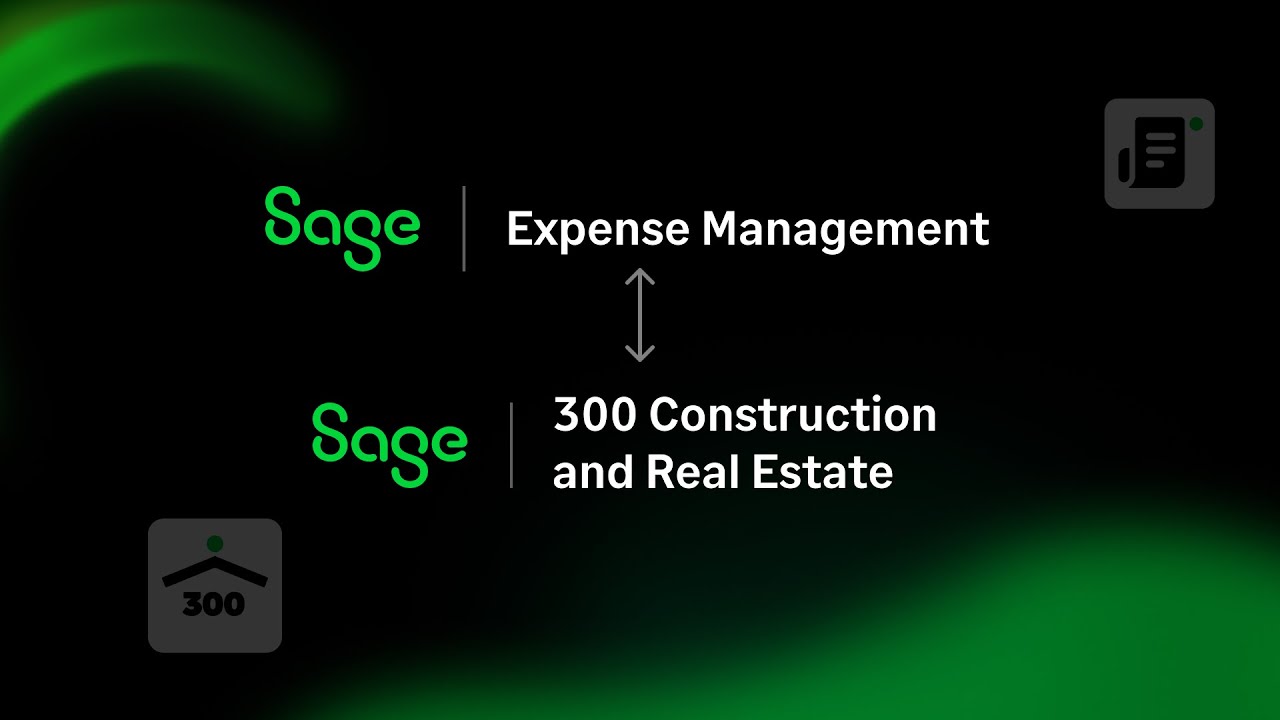 Sage Expense Management's Direct Integration with Sage 300 CRE