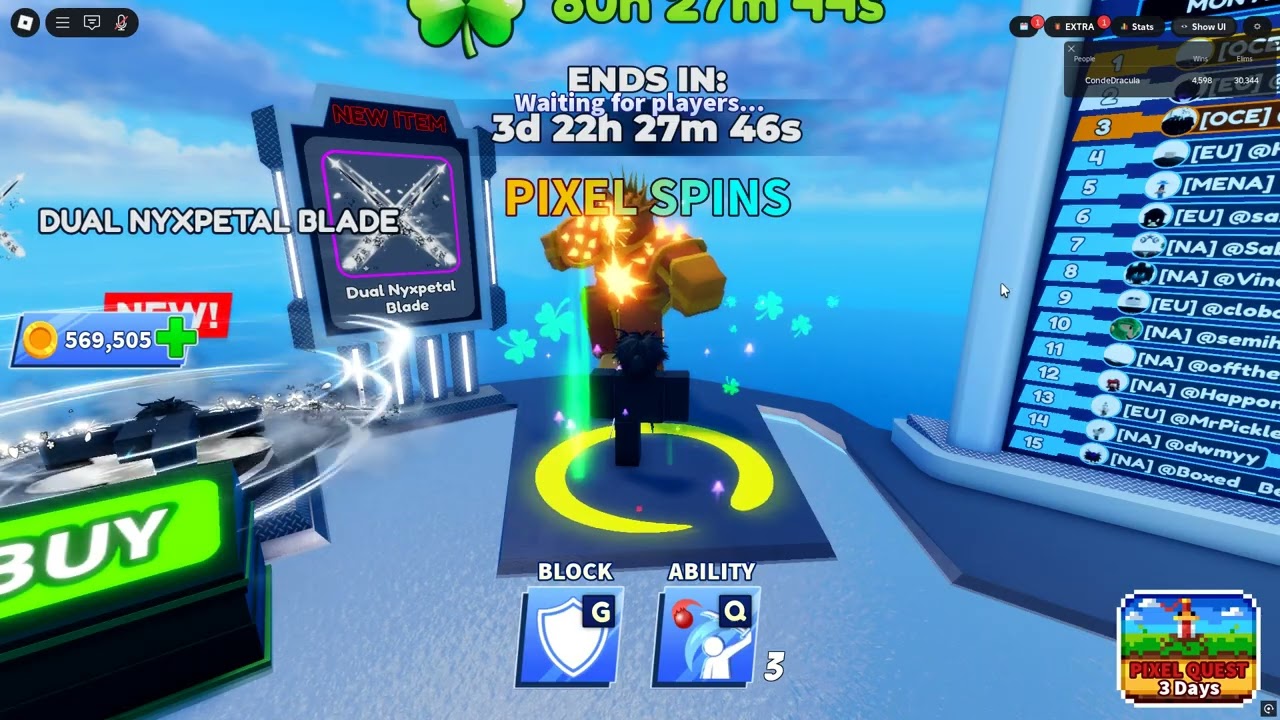 Spending 600+ Spins On P2w Abilities - Blade Ball