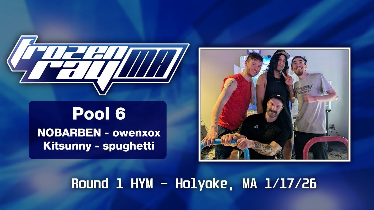 Frozen Ray MA DDR Tournament - Pool 6 (NOBARBEN, owenxox, Kitsunny, spughetti)