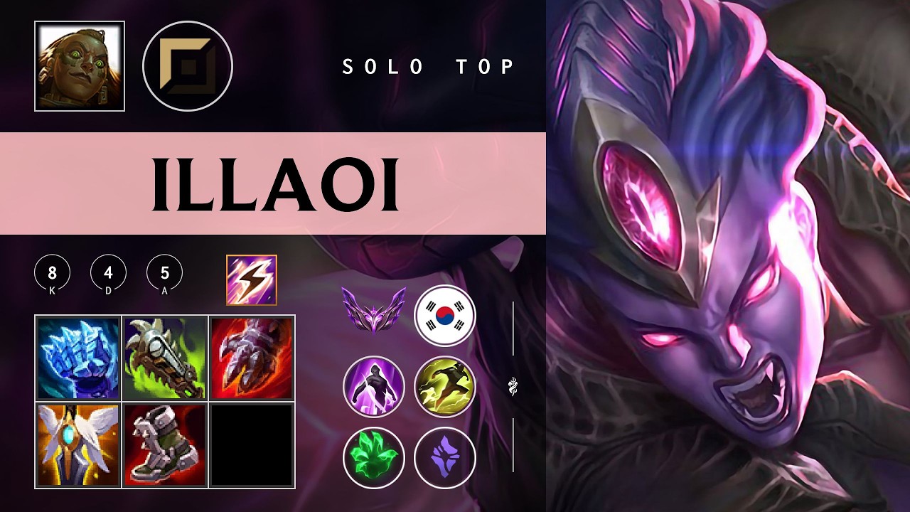 Illaoi Top vs Fiora - KR Master Patch 26.04