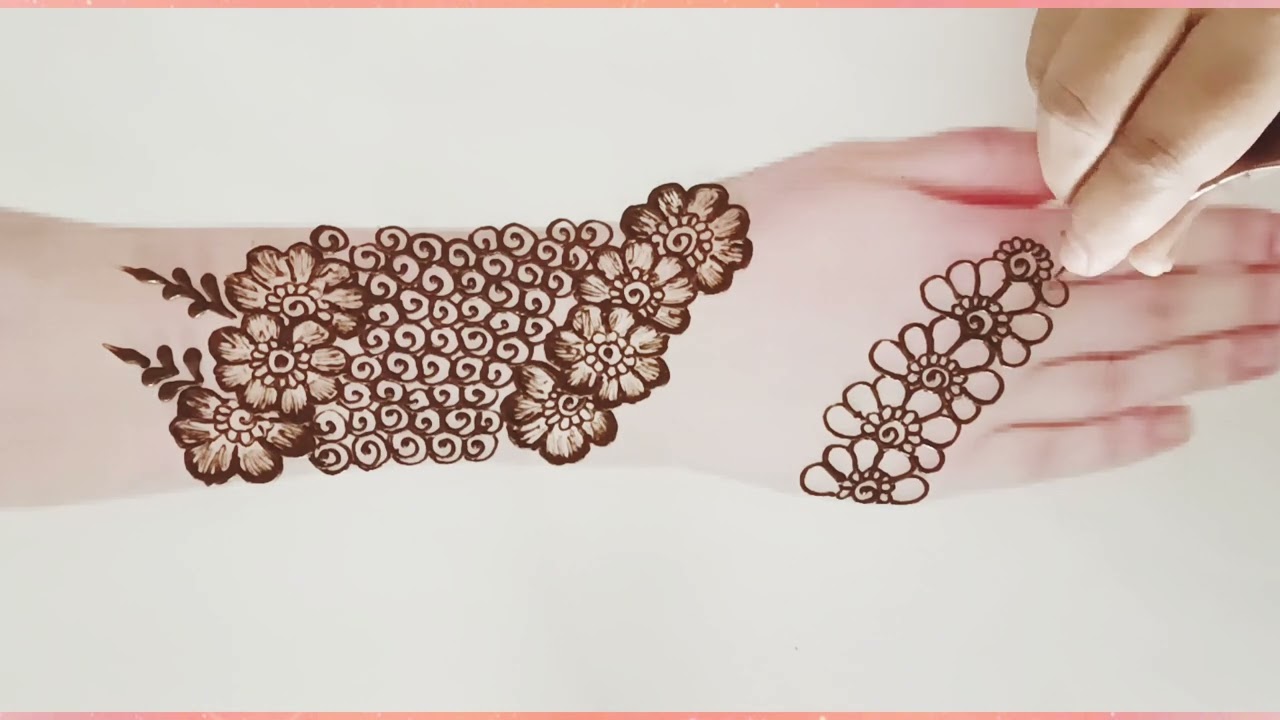 Simple easy mehndi design 