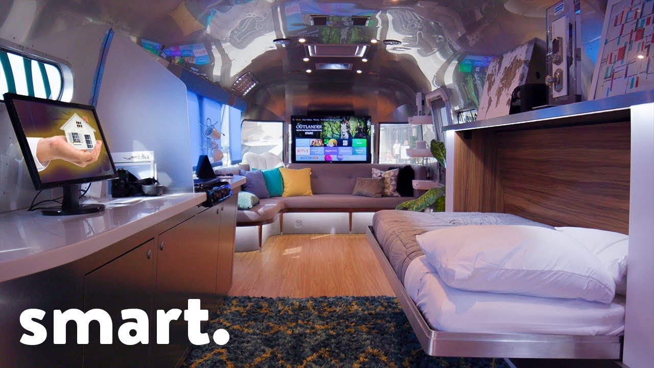 Smallest Ultimate Smart Home On Wheels - Tech Tour!