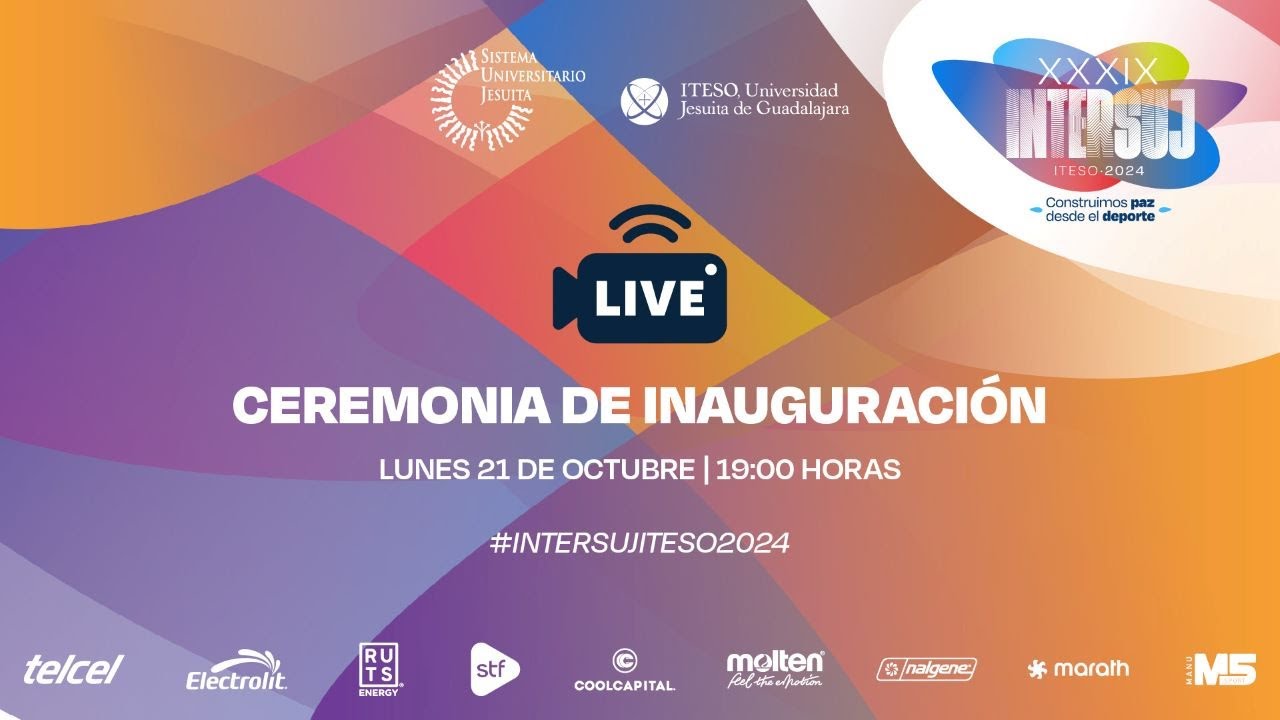 Ceremonia de inauguración del XXXIX Encuentro Deportivo INTERSUJ ITESO 2024.
