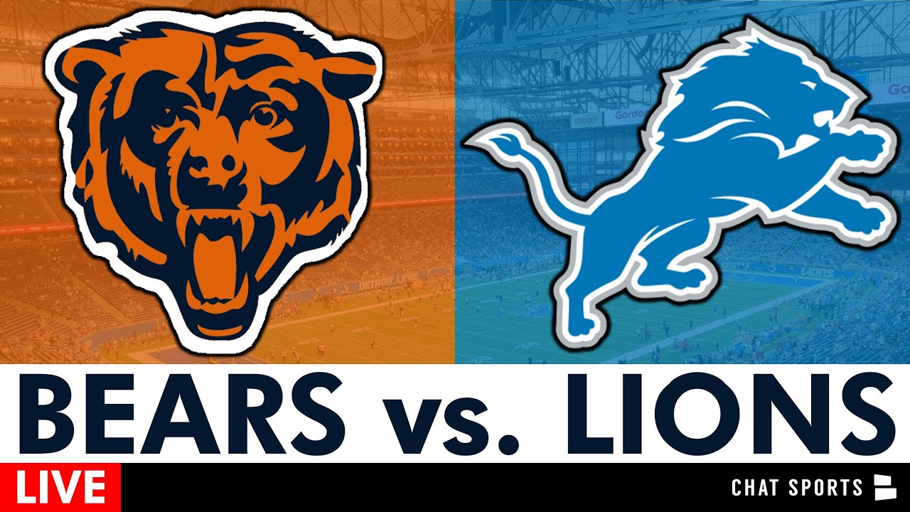 Bears vs. Lions Live Streaming Scoreboard, Free Play-By-Play, Highlights | NFL Week 2