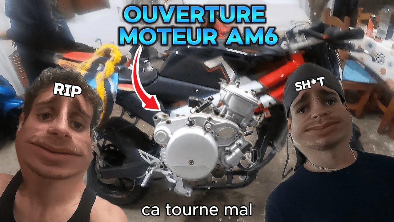 ON OUVRE LE MOTEUR AM6 DE MON POTE! (ca tourne mal)