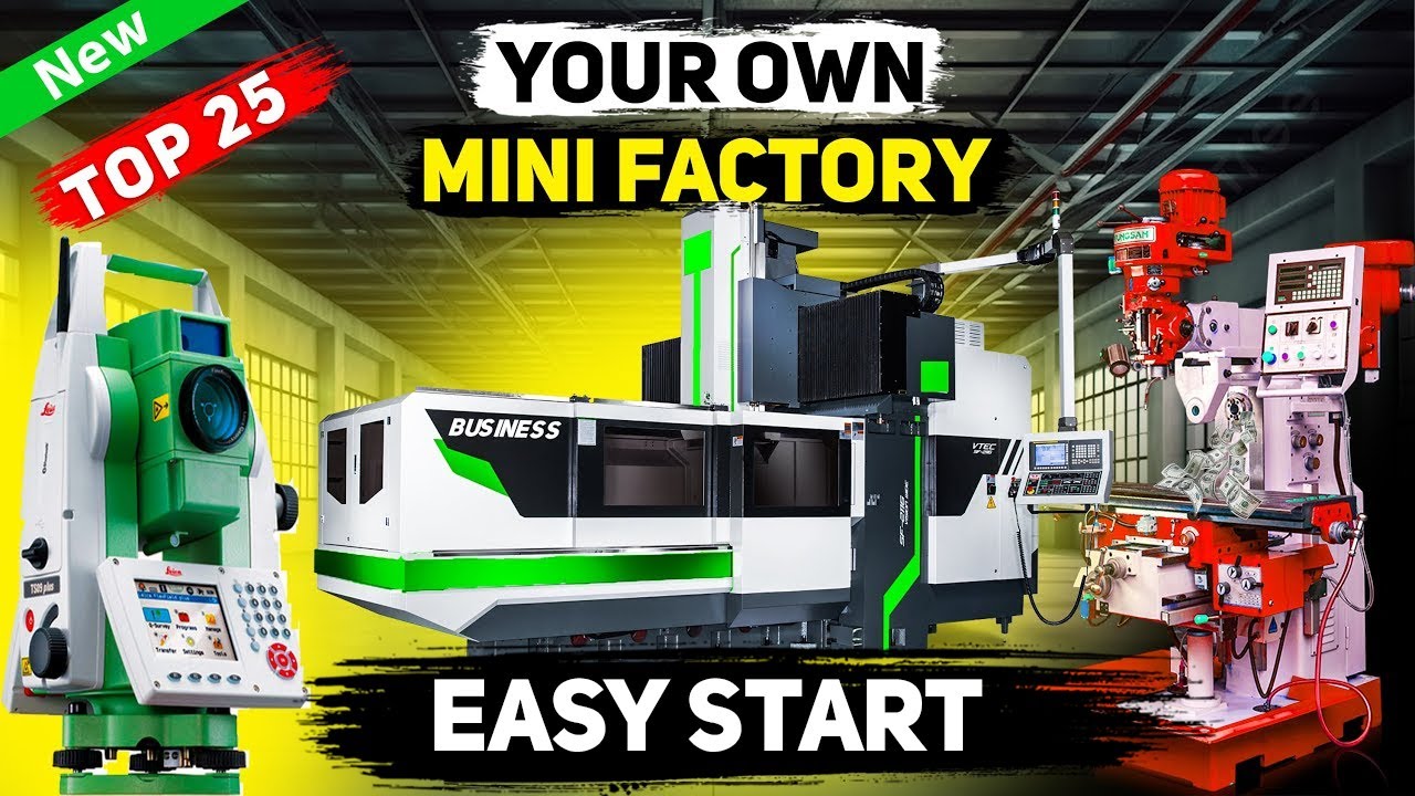 25 Mini Manufacturing Machines You Can Order Online to Start Your Business