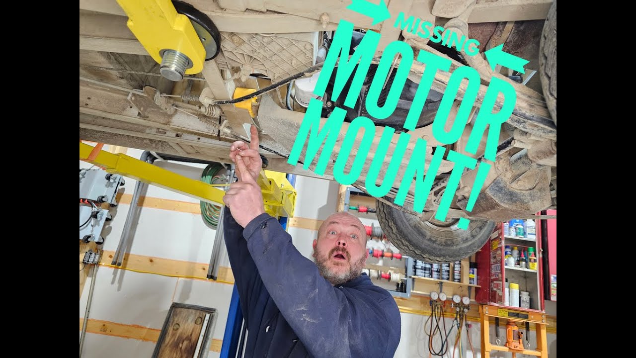 Club Car Motor Mount, It's Missing Can I Replace It? #clubcar #golfcart #engine #golf
