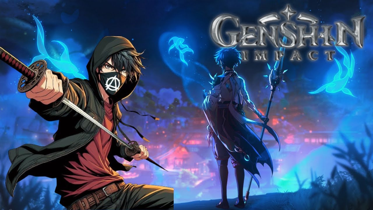 Anarchy Explores the Lands Of Genshin Impact !genshin #sponsored