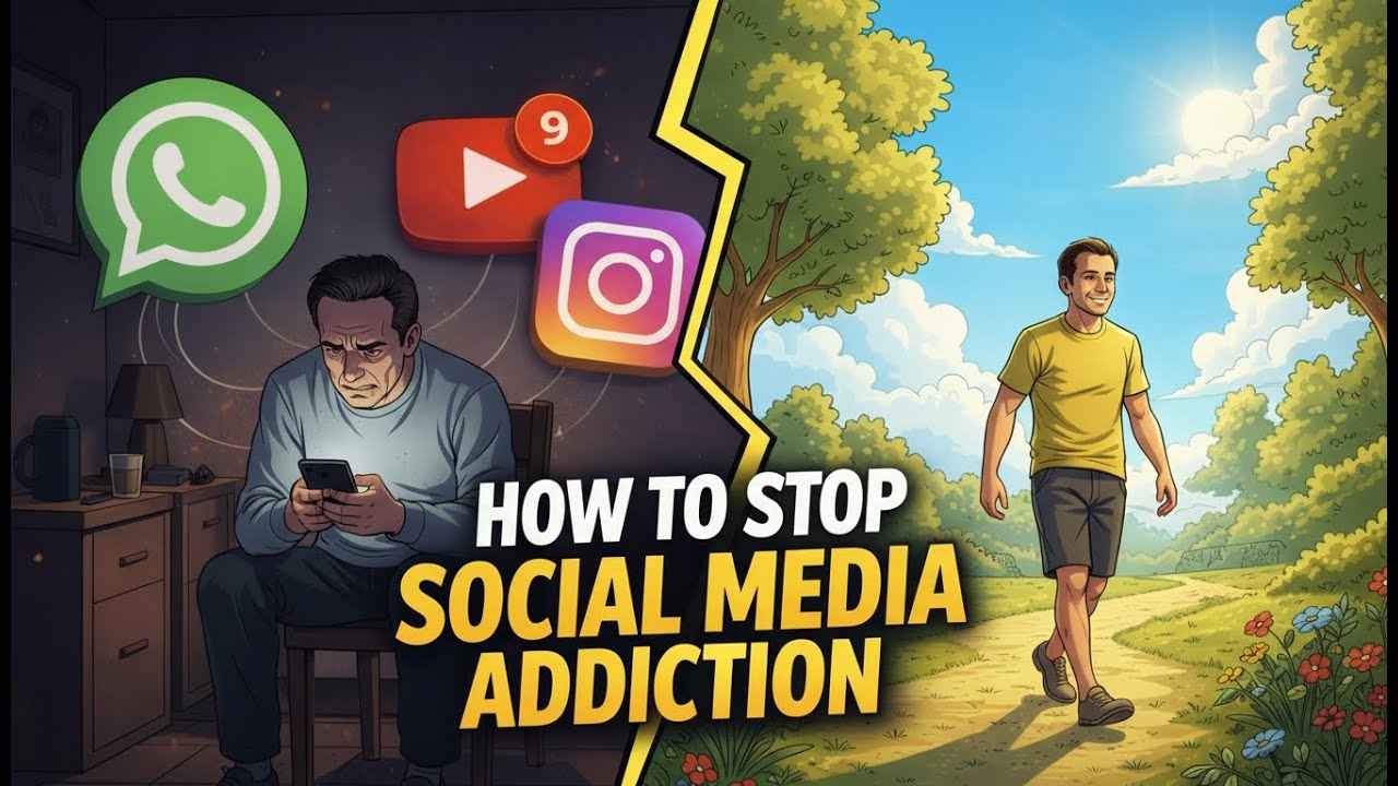 How to stop doom scrolling(Social media detox protocol).Stop wasting your life.