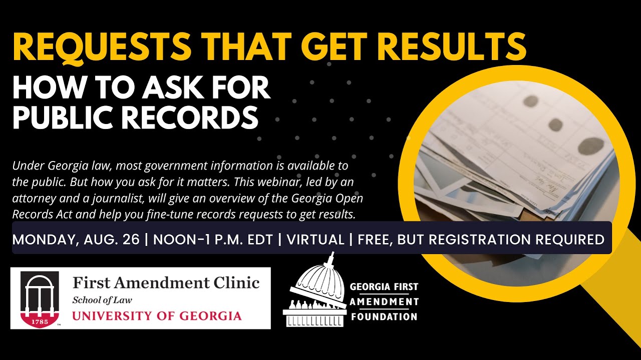 Requests That Get Results: How to Ask for Public Records