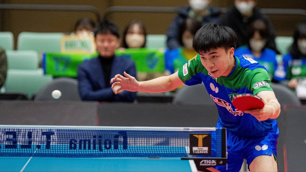 横谷晟 vs リンユンジュ TBESTGAME 静岡ジェード vs 木下マイスター東京 ノジマTリーグ2023-2024 2023年12月23日 富士宮市民体育館【卓球Tリーグ公式】