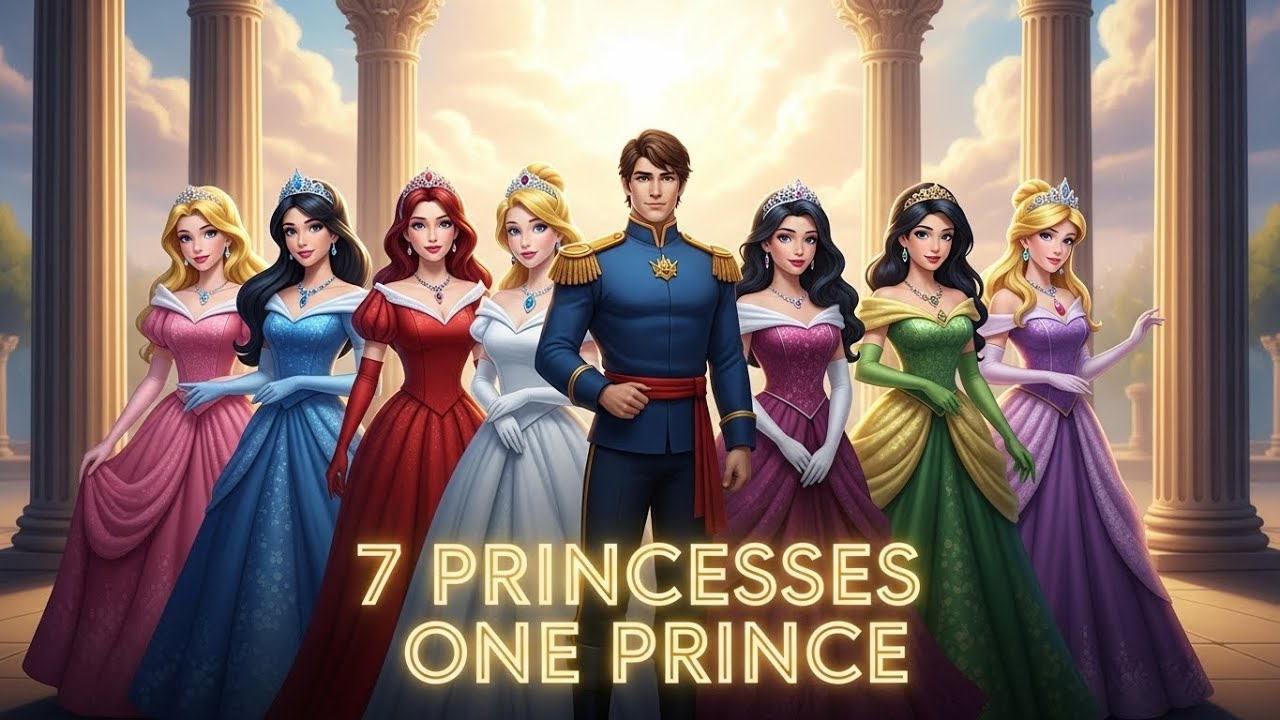 Seven Princesses – English Fairy Tale | Magical Fairy Stories | Full Story....