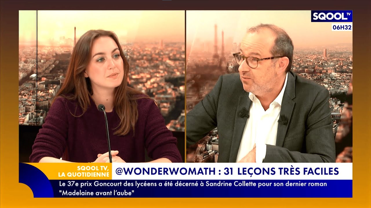La Quotidienne (03/12/2024) - Wonderwomath : quand les maths cartonnent sur les réseaux sociaux