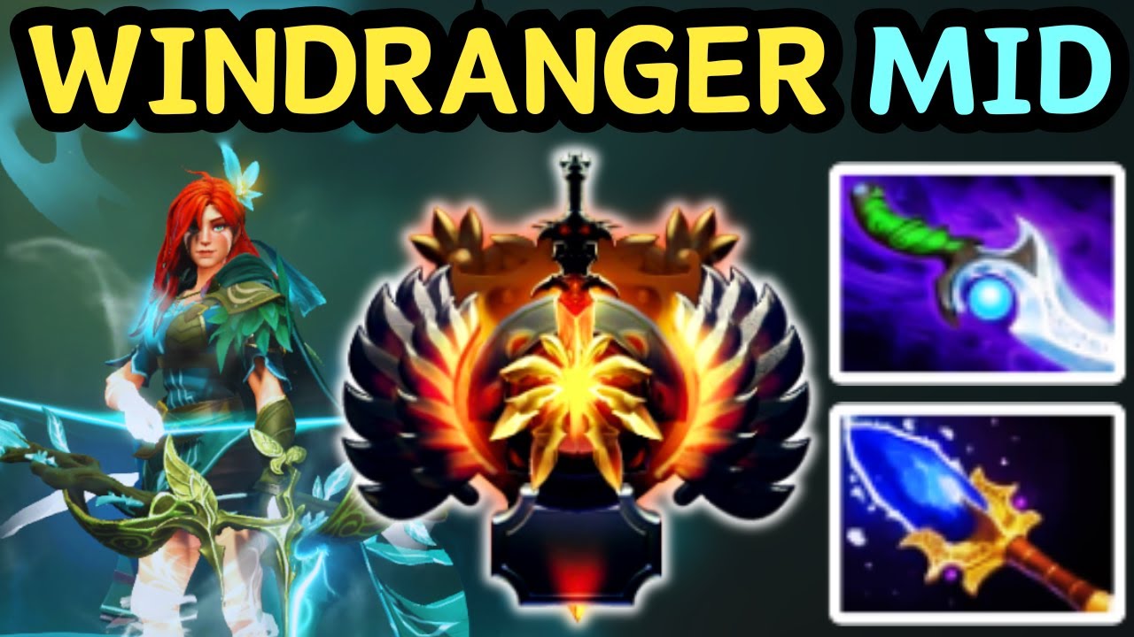 🔥 WINDRANGER MID | FOCUS FIRE = DEATH 🔥 DOTA 2 MIDLANE 🔥