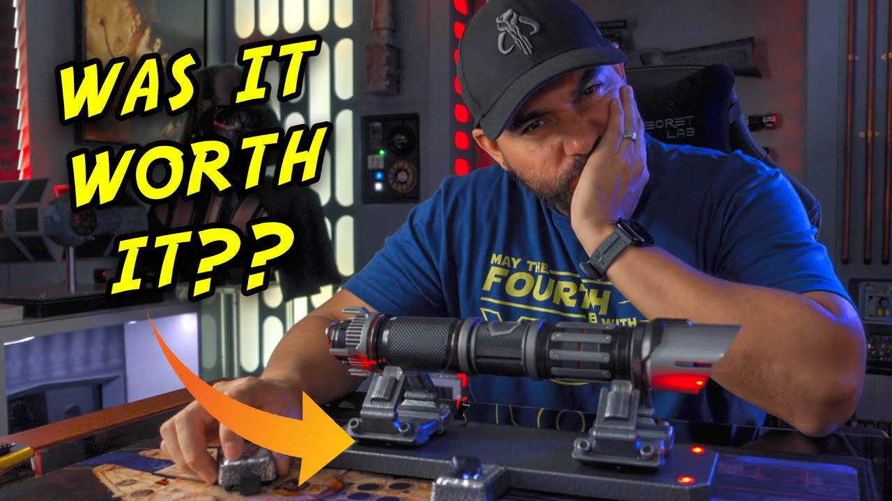 Обзор стенда Galaxy's Edge Lightsaber и стенда Kyber Cystal