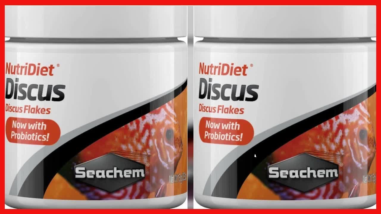 Seachem NutriDiet Discus Flakes   Fortified Ornamental Fish Food Supplement 50g