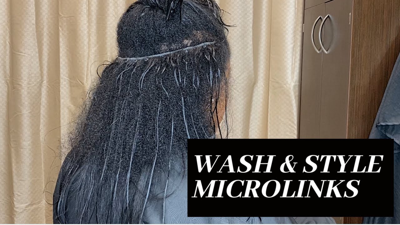 Micro links/ Wash & Style + Maintenance
