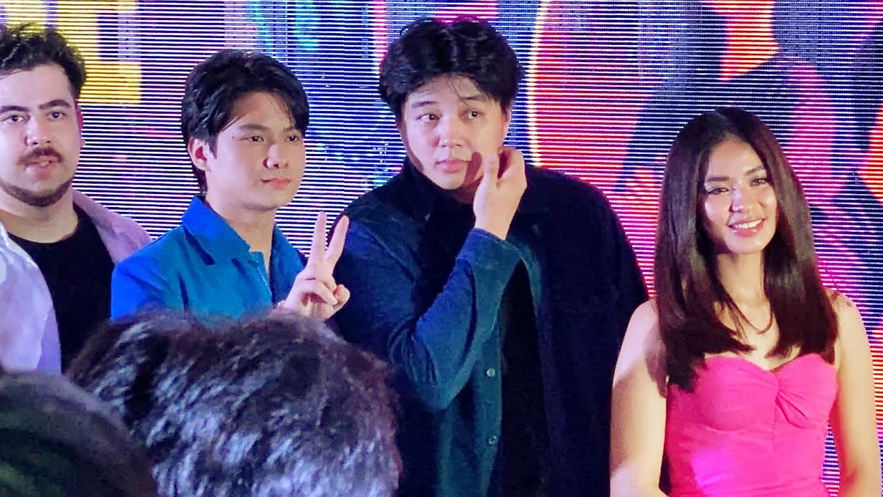 LOISA ANDALIO HARVEY BAUTISTA YVES FLORES COLEEN GARCIA - PREMIERE NIGHT FRIENDLY FIRE AT GATEWAY