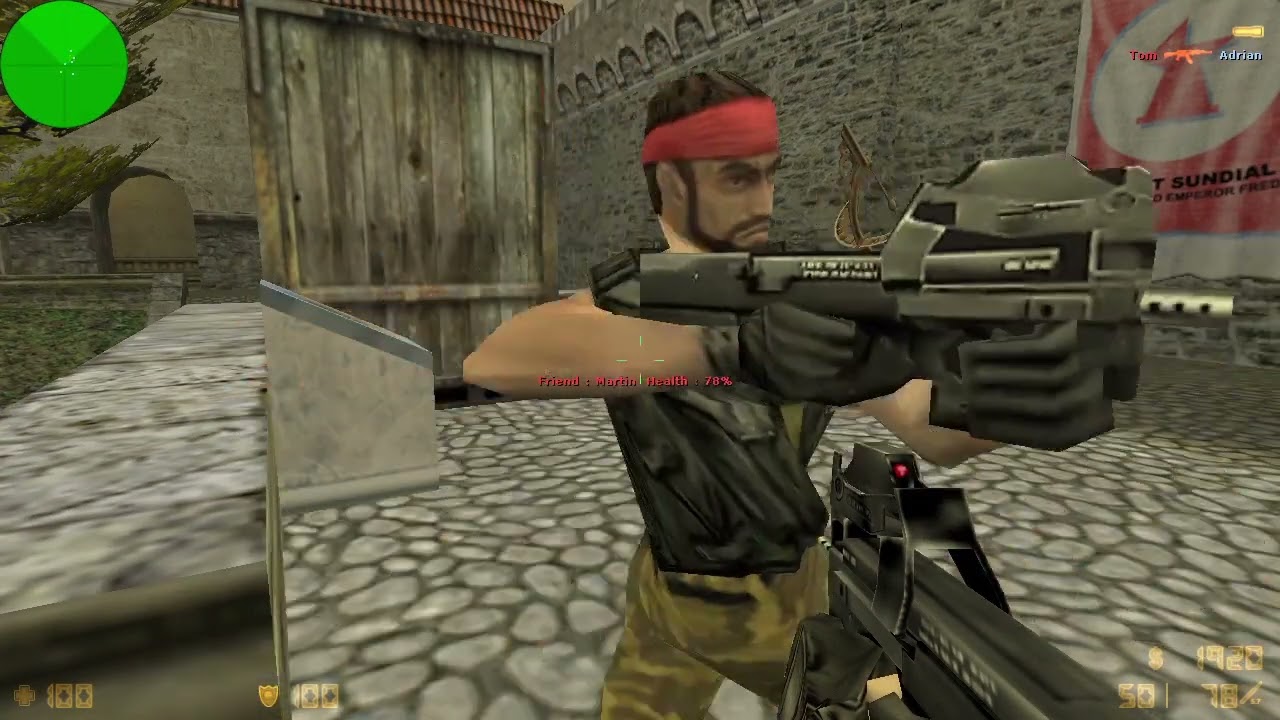 Gameplay Counter Strike 1.6 ※B Map: de piranesi