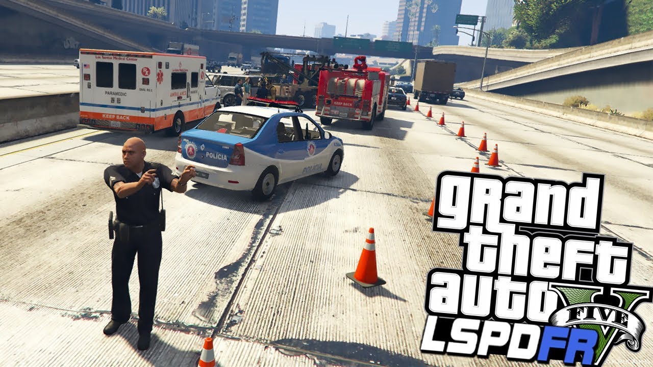 GTA V Rotina Policial - Acidente gravíssimo 3 carro envolvidos PMESP Ep:259