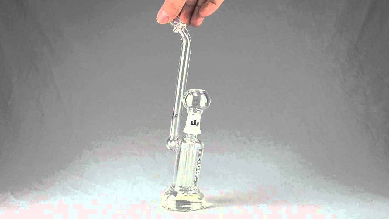 SILIKA - SHERLOCK BUBBLER VAPOR RIG W/ FIXED 14MM 4 SLIT SHOWERHEAD DIFFY, DOME, NAIL, & SLIDE