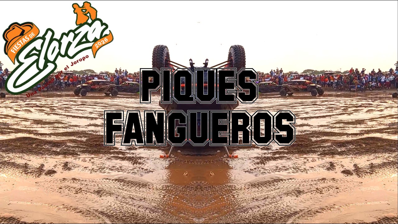 Fiestas de Elorza 2026 | segunda parte de PIQUES FANGUEROS en La playa El Zamuro Elorza 🔥