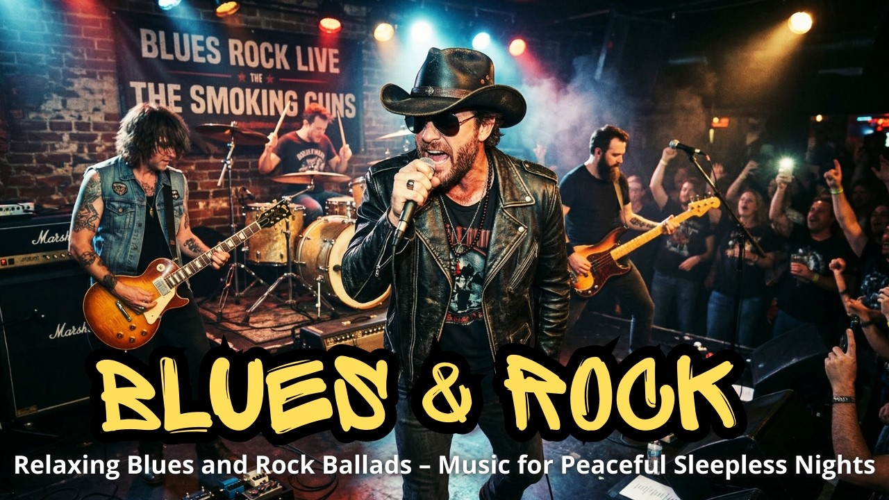 Relaxing Blues and Rock Ballads – Music for Peaceful Sleepless Nights