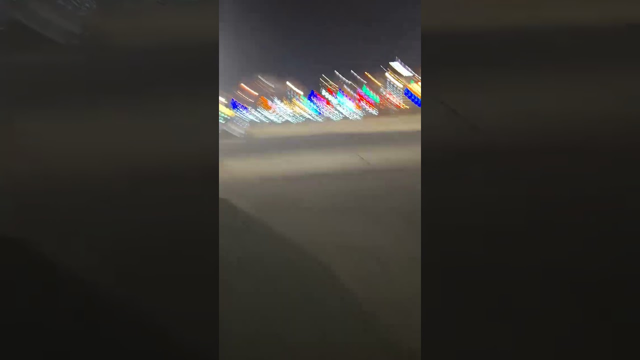 Walking to a parking garage 