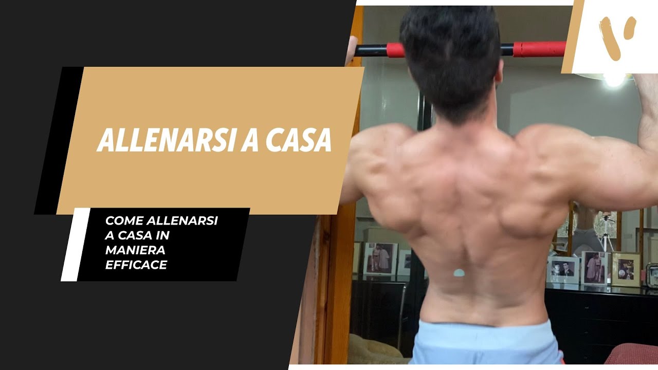 COME ALLENARSI A CASA, SENZA PALESTRA