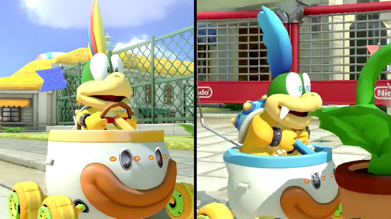 Mario Kart 8 Deluxe - Multiplayer - Renegade Roundup - Lemmy vs Larry
