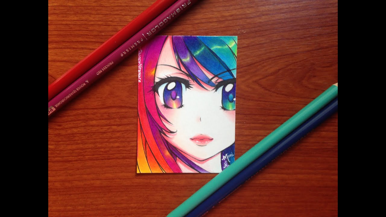 Colored pencil Drawing: Polychromatic