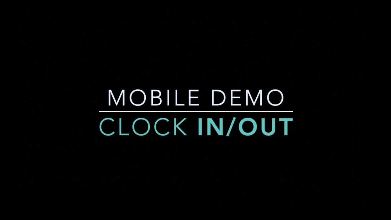 Mobile Attendance Function: Clock IN/OUT & Live Sync