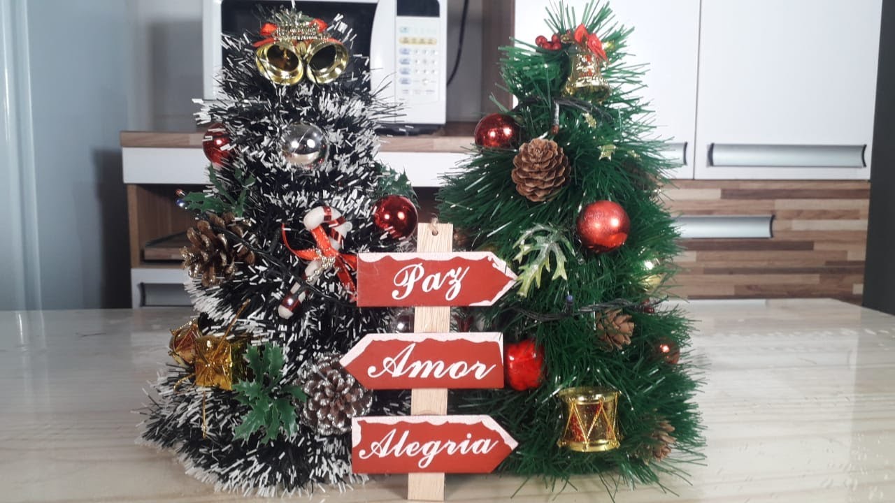 DIY Mini Árvore de Natal