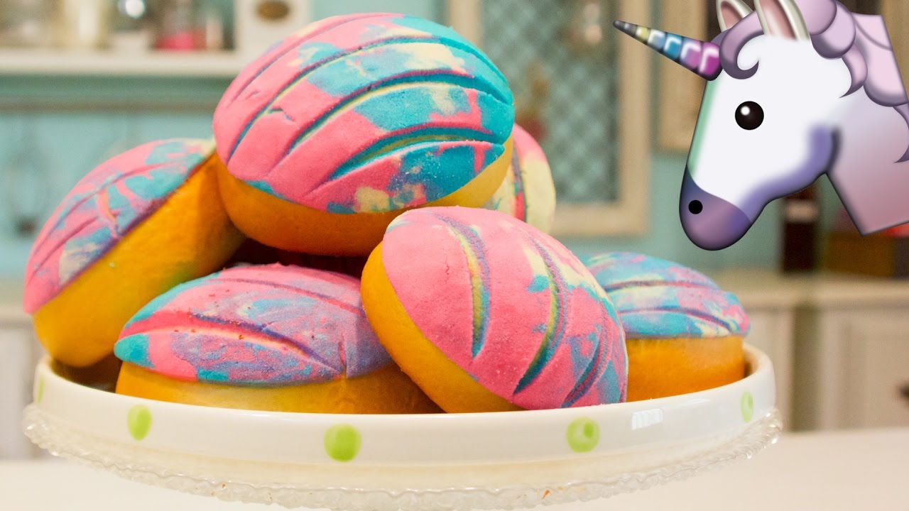 COMO HACER CONCHAS DE UNICORNIO, RECETA FACIL / DANI FLOWERS