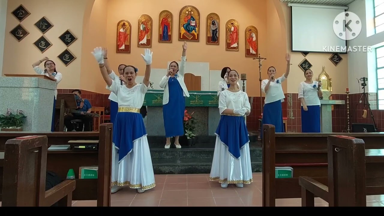 HALINA TAYO MAGPURI/MAHAL NA MAHAL TAYO NG DIYOS/ JOYFUL DANCE @rosebbalboa