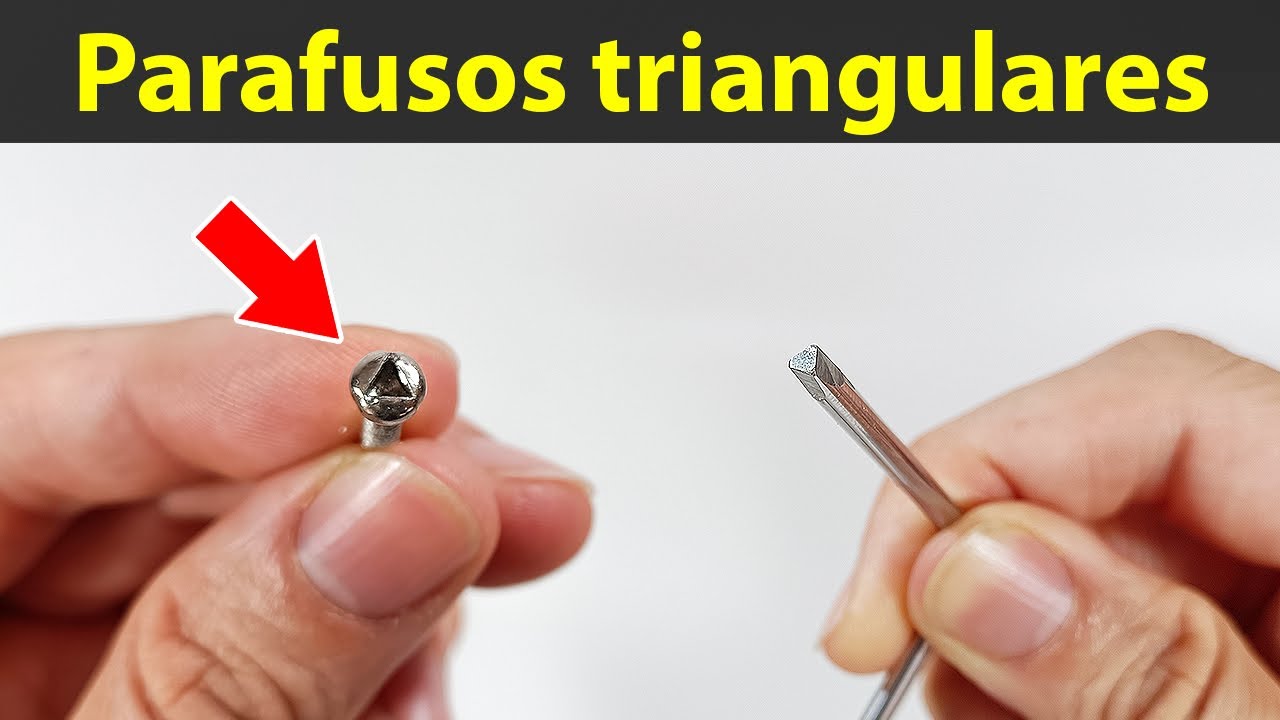 Como tirar parafusos triangulares de segurança de equipamentos eletrónicos