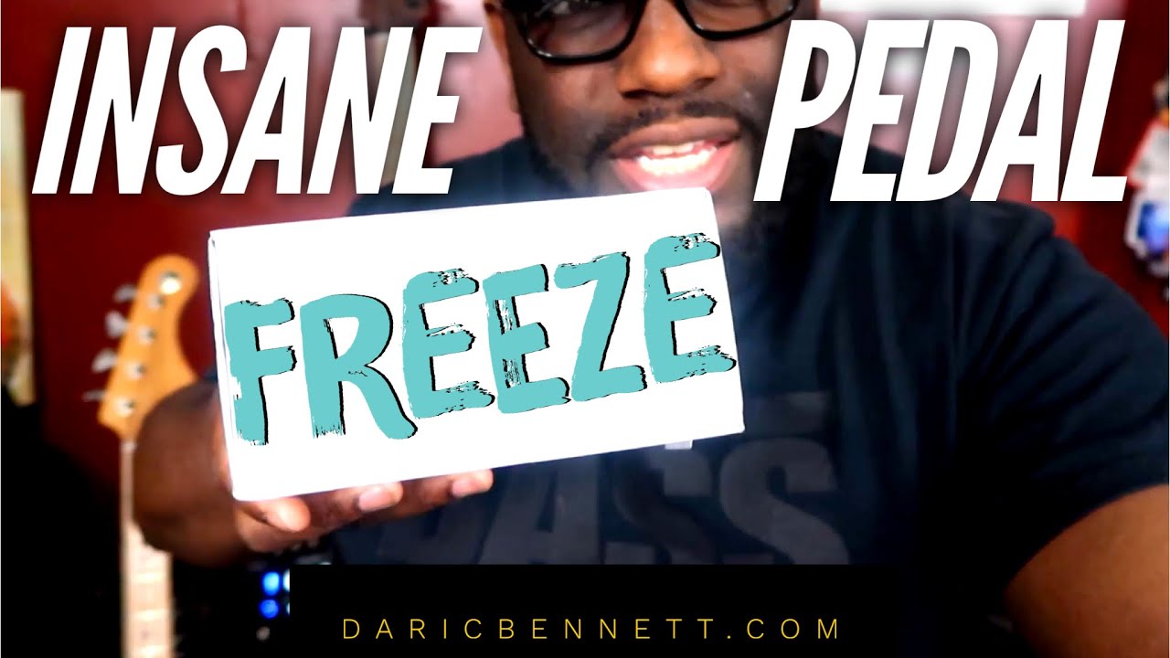 AMAZING PEDAL FOR PRACTICING BASS / EHX Freeze Pedal Demo‼️😳~ Daric Bennett's Bass Lessons