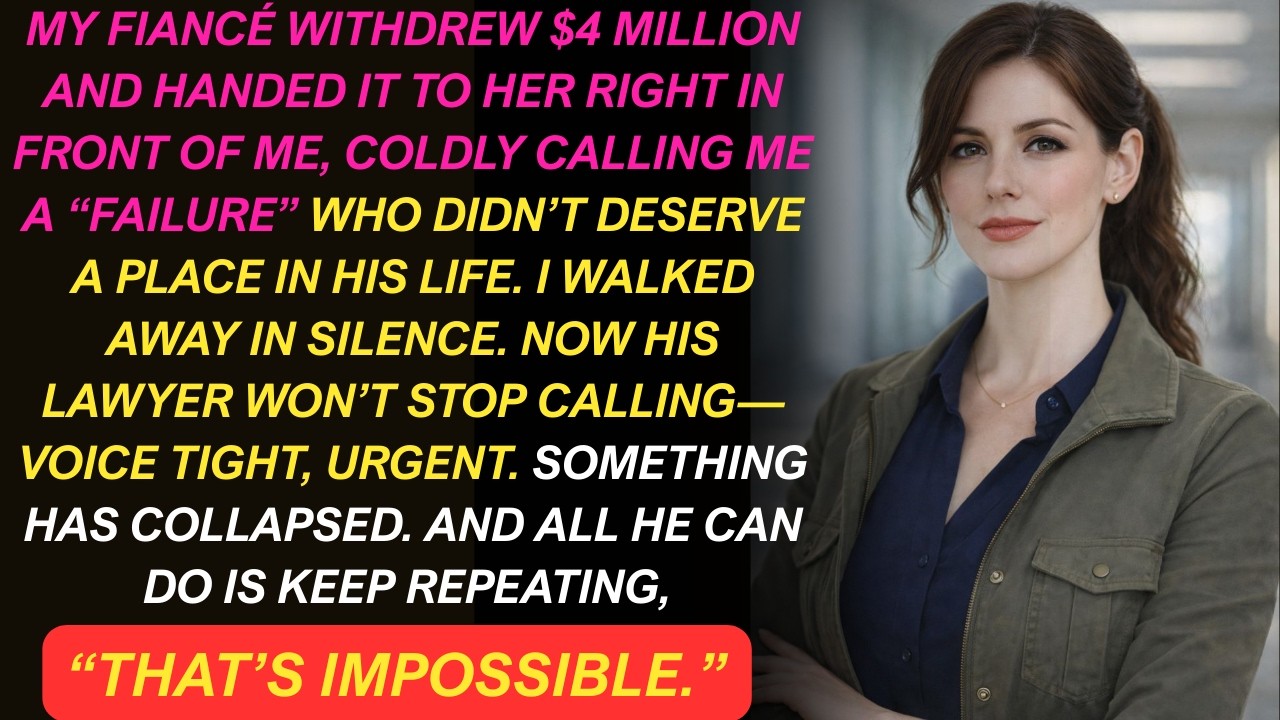 My fiancé gave her $4M and called me a failure—now his lawyer is calling mine.