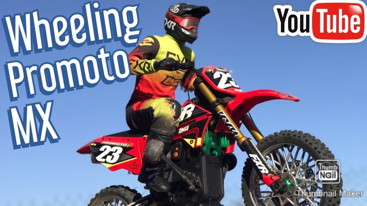 ✅ ON TESTE LE WHEELING avec la PROMOTO MX de LOSI - CA MARCHE SUPER BIEN - INCROYABLEMENT SIMPLE !!!