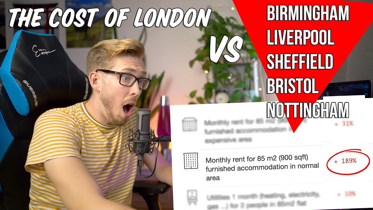 The Cost of London VS Top 5 Biggest Cities in England