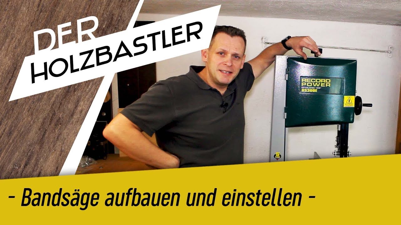 Aufbaudokumentation Bandsäge Record Power BS300E