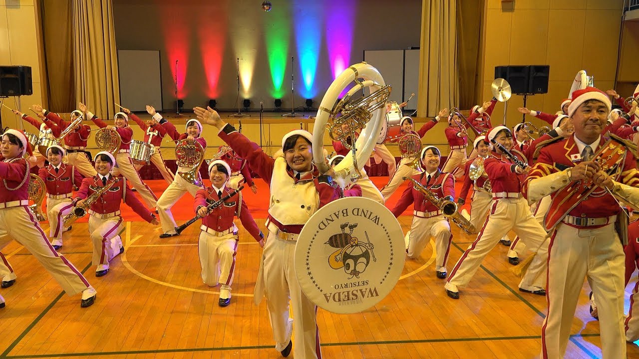 早稲田摂陵高校ウィンドバンド 梅田スノーマンフェスティバル2019  10th Anniversary Live①「4ｋ」WASEDA SETSURYO WIND BAND
